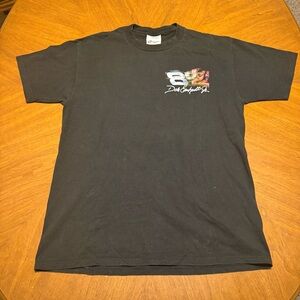 Vintage Dale Earnhardt Jr 8 Budweiser NASCAR T-Shirt 2000 Black Racing Tee Large